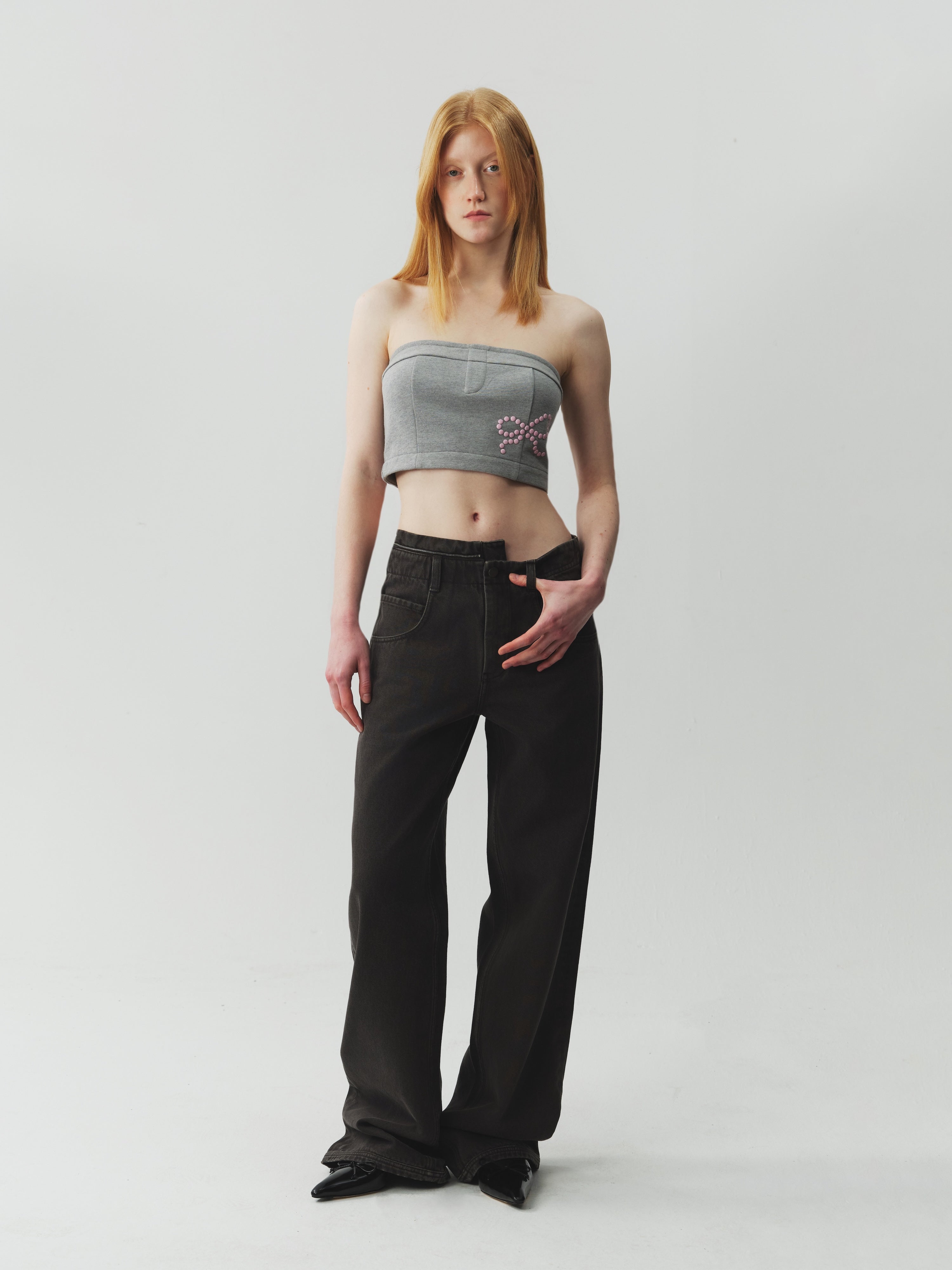 Bow Rhinestone Top
