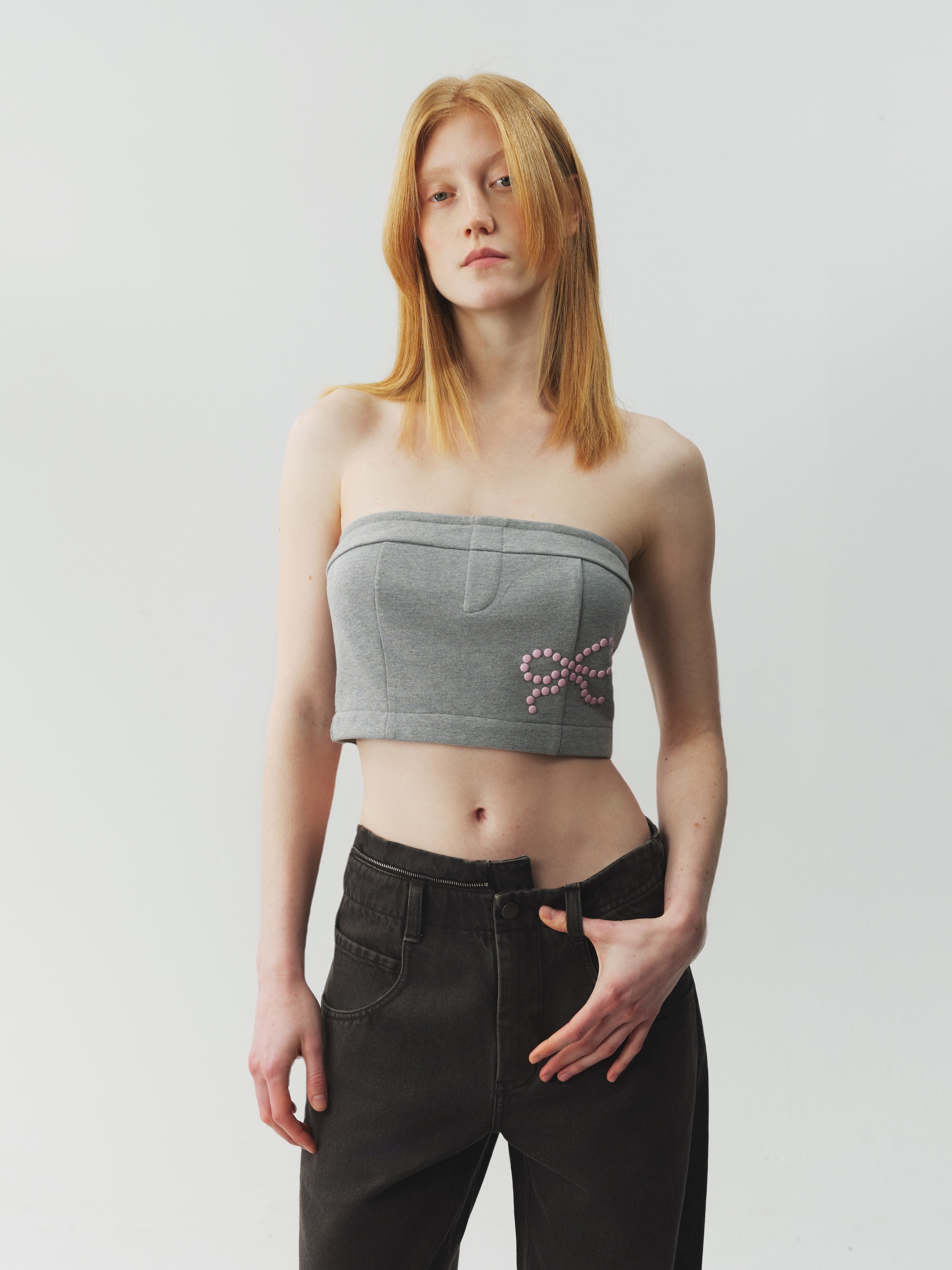 Bow Rhinestone Top