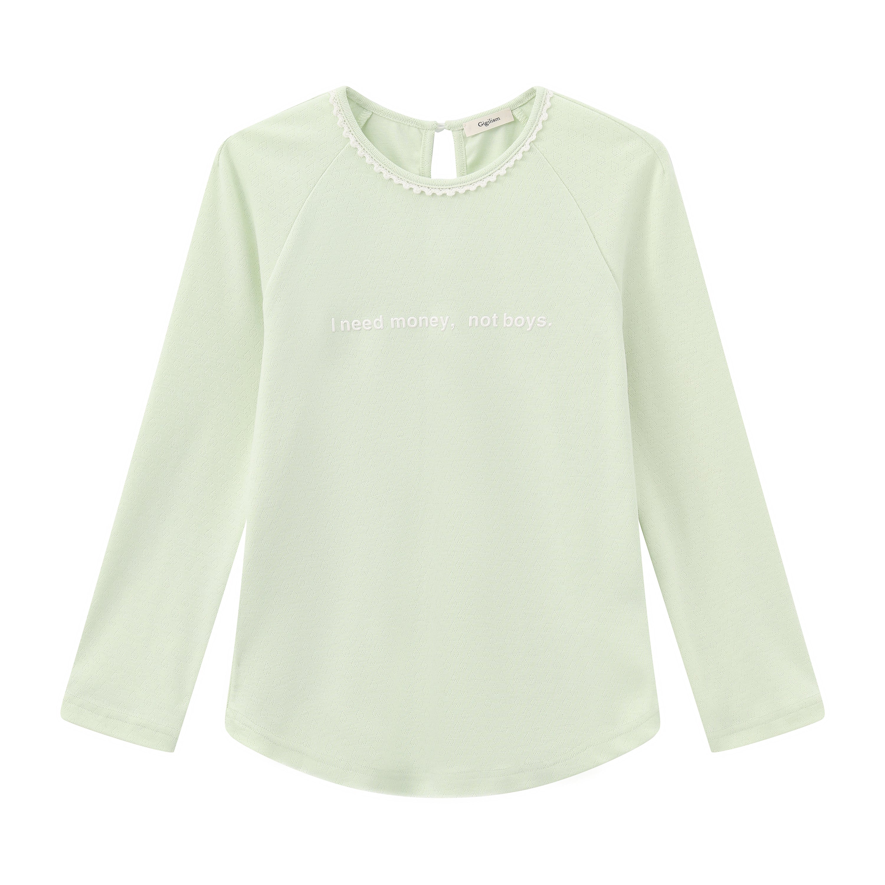 “I need money，not boys” Slogan Top