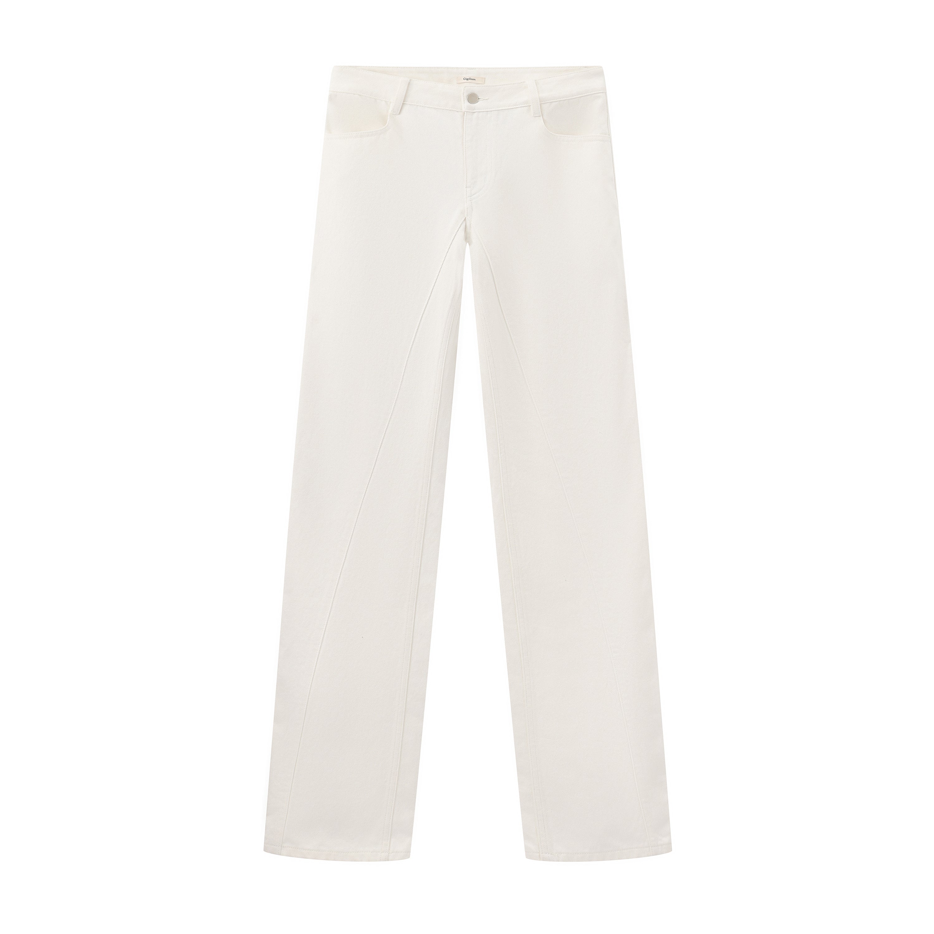 Bow Rhinestone Paneled Jeans