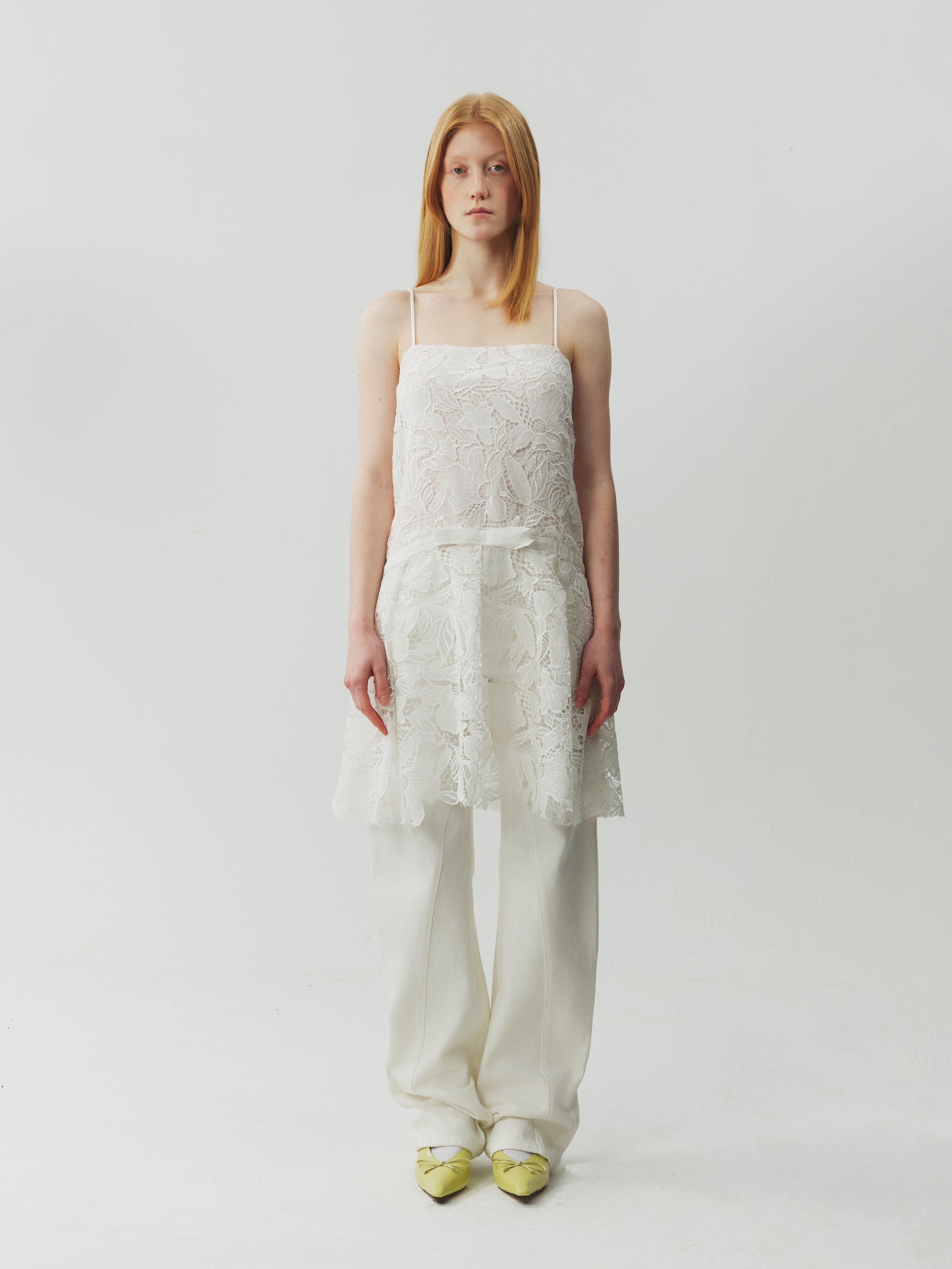 Lace Dress with Cut-Out Detail